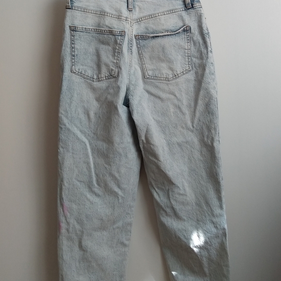 Women's High Rise Vintage Straight Cropped Jeans - Picture 2 of 8